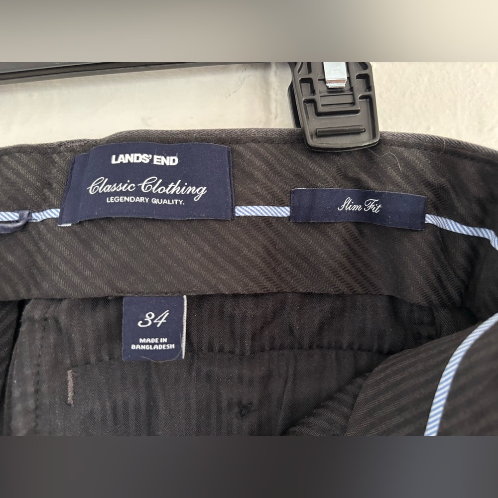 Land’s End Men’s Dress Pants (grey)